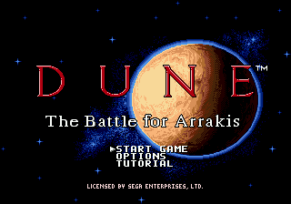 Dune The Battle for Arrakis screenshot 3 for Sega Genesis